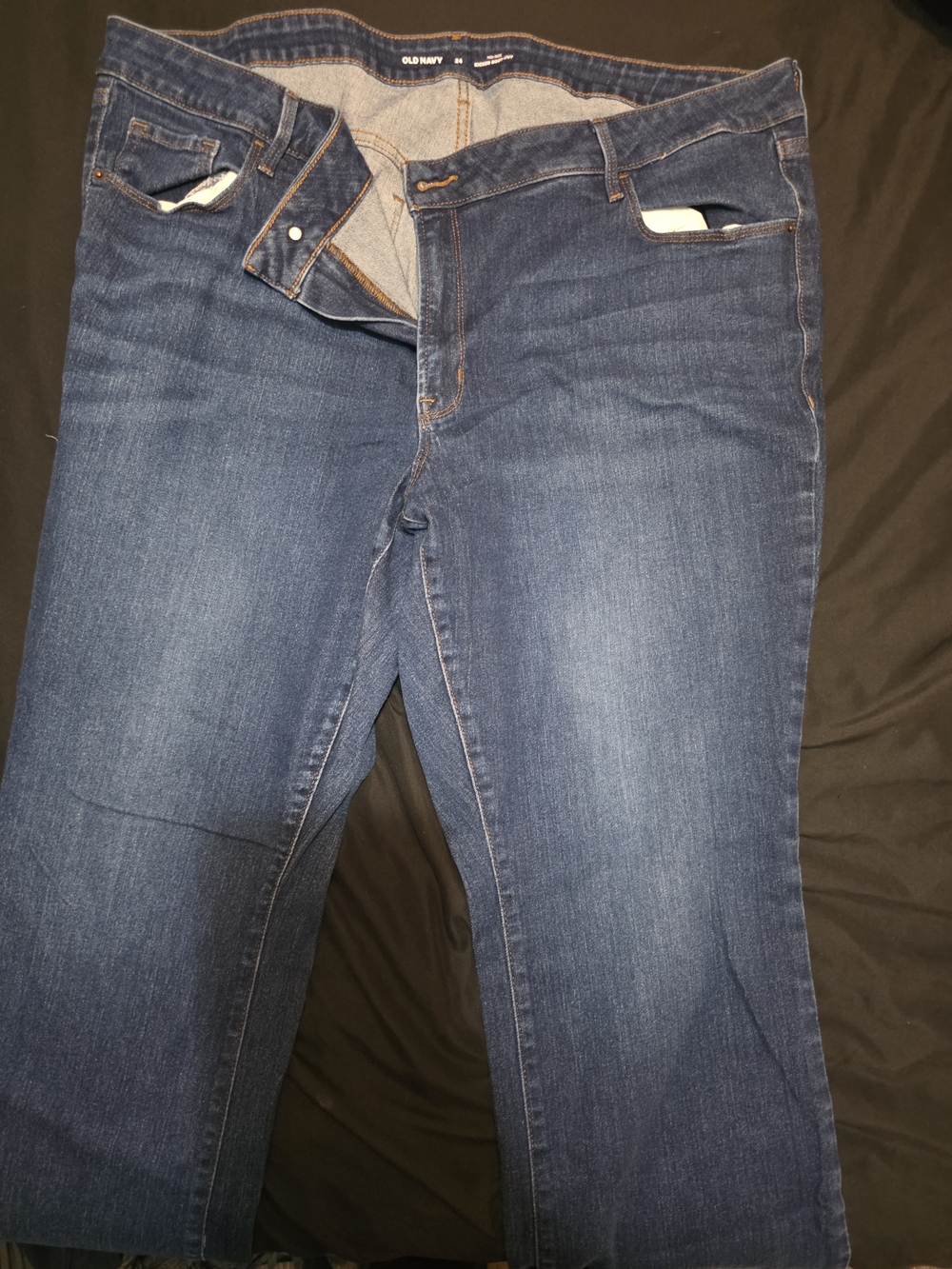 Old Navy Women's Dark Blue Bootcut Jeans